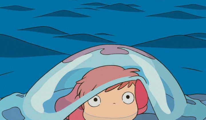 Рыбка Поньо на утёсе